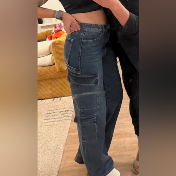 Womens Flying Angels Cargo Jean - Picture 1 of 4